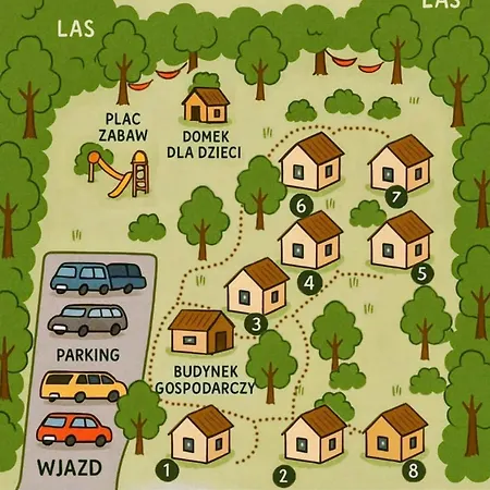 Letniskowe - Grill Klimatyzacja Wifi Monitoring Orman Evi Swornegacie